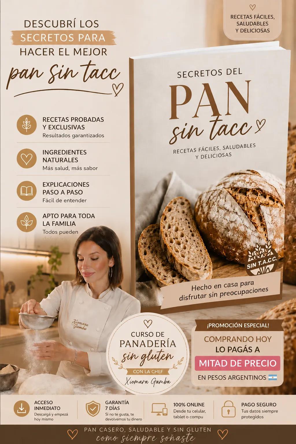 SECRETOS DEL PAN SIN GLUTEN miga esponjosa y corteza crujiente